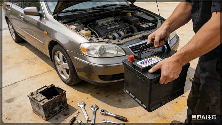 自流井汽车换电瓶电话【案例】